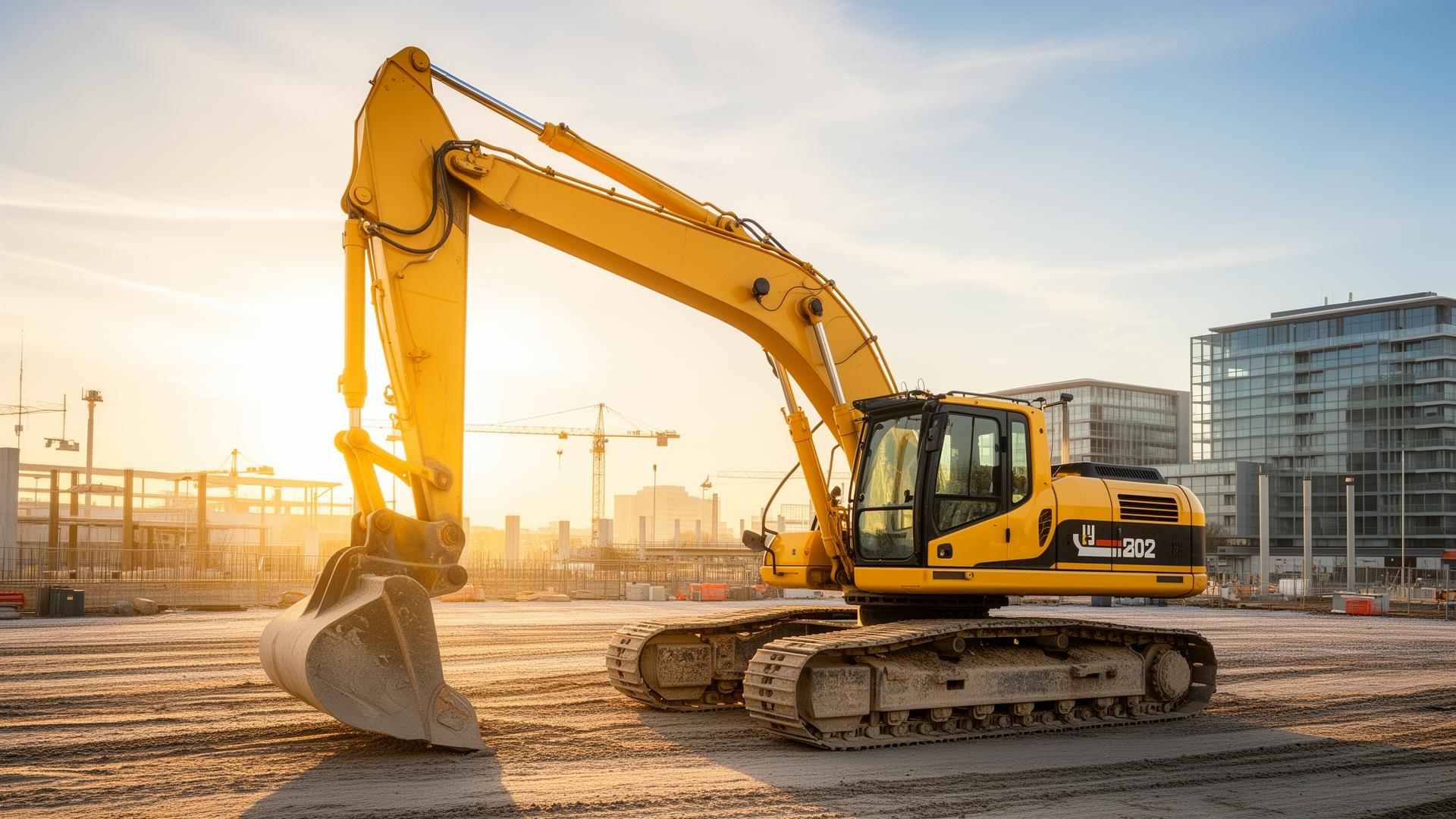 Daylit construction site with heavy equipment, the kind of opaque market we investigate.
